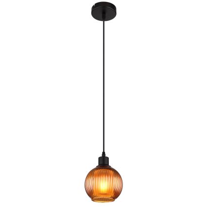 Globo - Kattokruunu johdossa 1xE27/25W/230V halkaisija 15 cm kupari