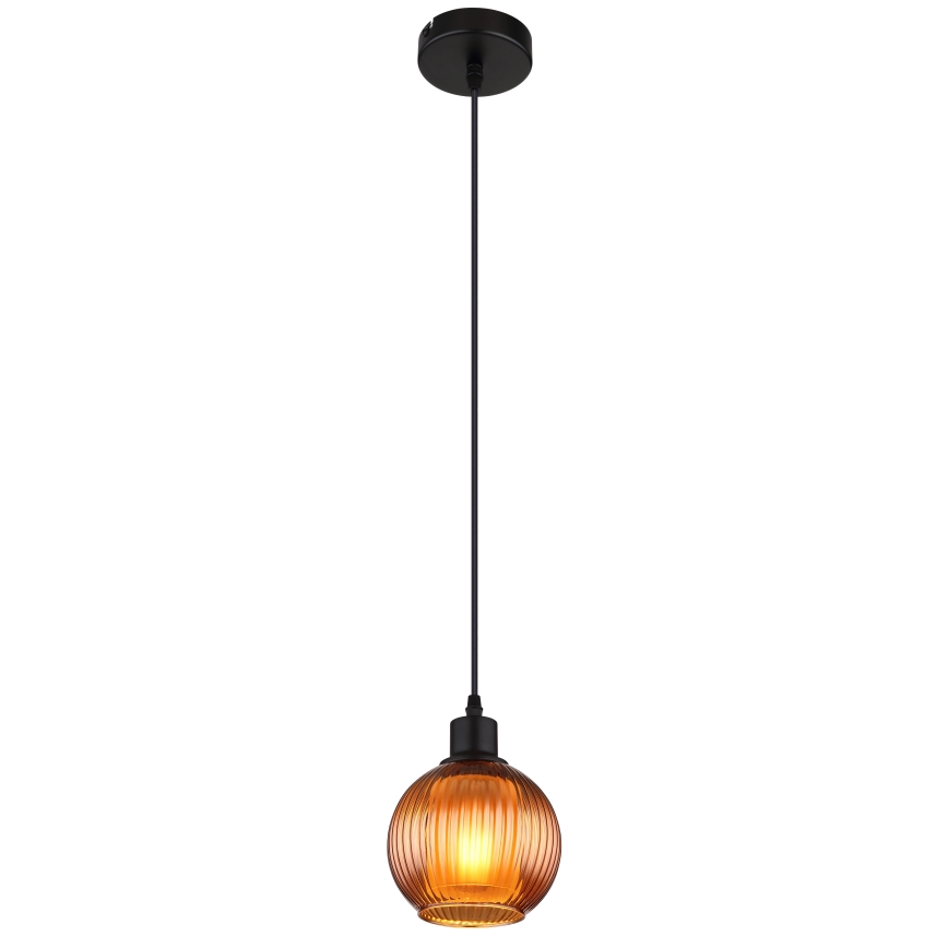 Globo - Kattokruunu johdossa 1xE27/25W/230V halkaisija 15 cm kupari