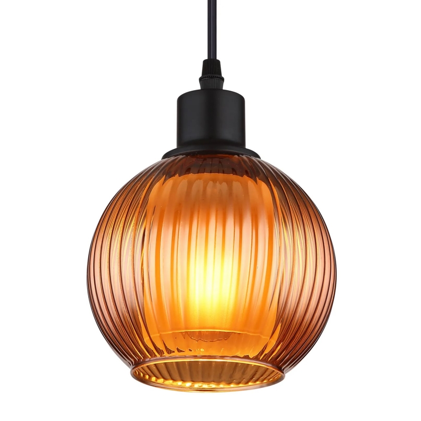 Globo - Kattokruunu johdossa 1xE27/25W/230V halkaisija 15 cm kupari