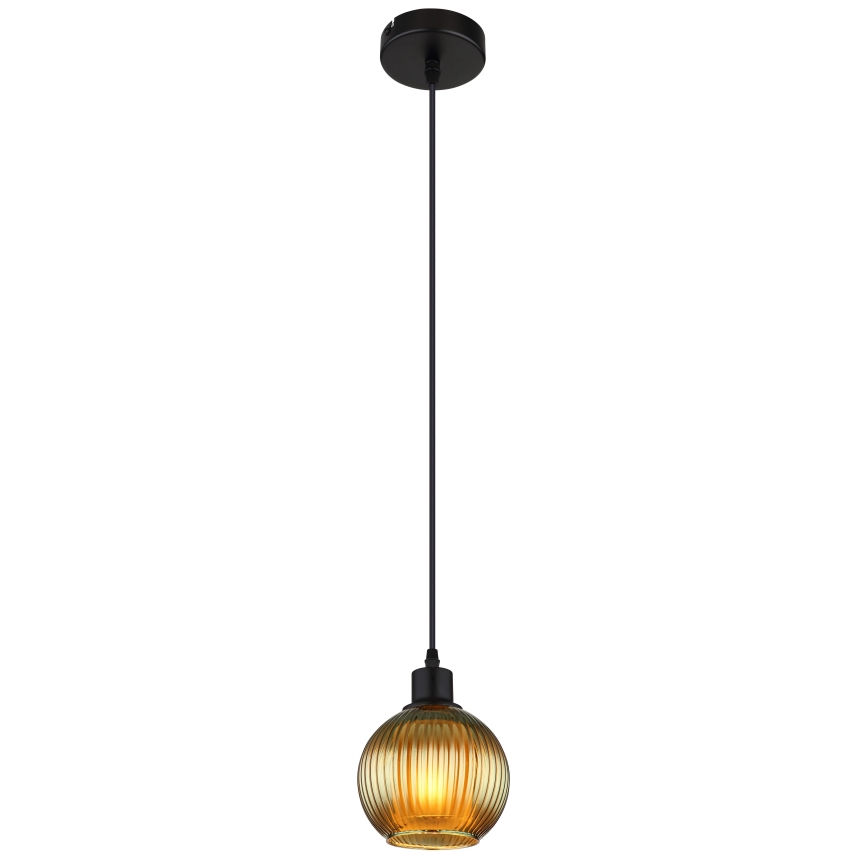 Globo - Kattokruunu johdossa 1xE27/25W/230V halkaisija 15 cm vihreä