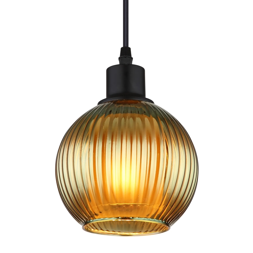 Globo - Kattokruunu johdossa 1xE27/25W/230V halkaisija 15 cm vihreä
