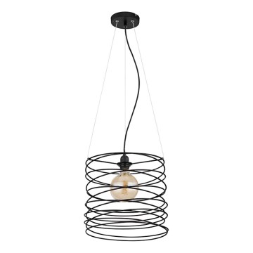 Globo 15640H - TILLY-riippuvalaisin johdolla 1xE27/60W/230V musta