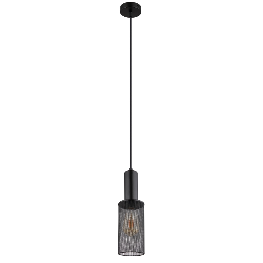 Globo - Kattokruunu johdossa 1xE27/60W/230V musta