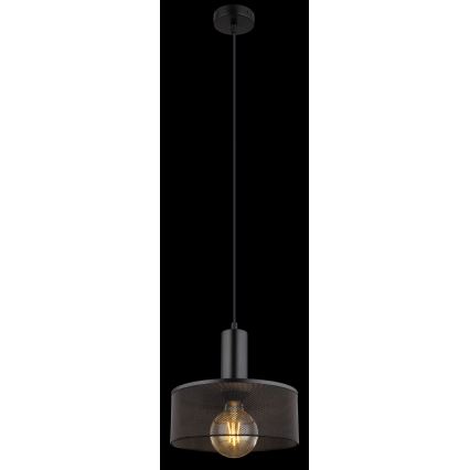 Globo - Kattokruunu johdossa 1xE27/60W/230V musta