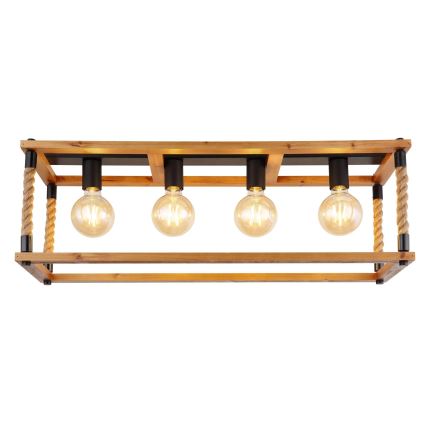 Globo 15691-4D - Kattovalo VERNON 4xE27/60W/230V