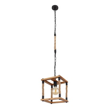 Globo 15691H - Kattokruunu johdossa VERNON 1xE27/60W/230V