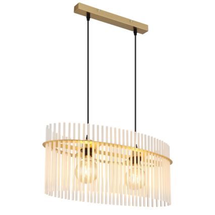 Globo - Kattokruunu johdossa 2xE27/60W/230V kulta