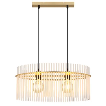 Globo - Kattokruunu johdossa 2xE27/60W/230V kulta