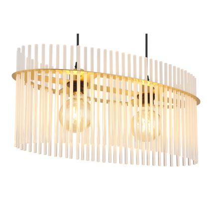 Globo - Kattokruunu johdossa 2xE27/60W/230V kulta