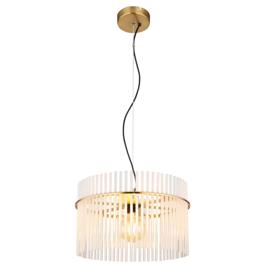 Globo - Kattokruunu johdossa 1xE27/60W/230V halkaisija 40 cm kulta