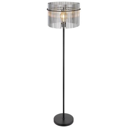 Globo - Lattialamppu 1xE27/60W/230V musta