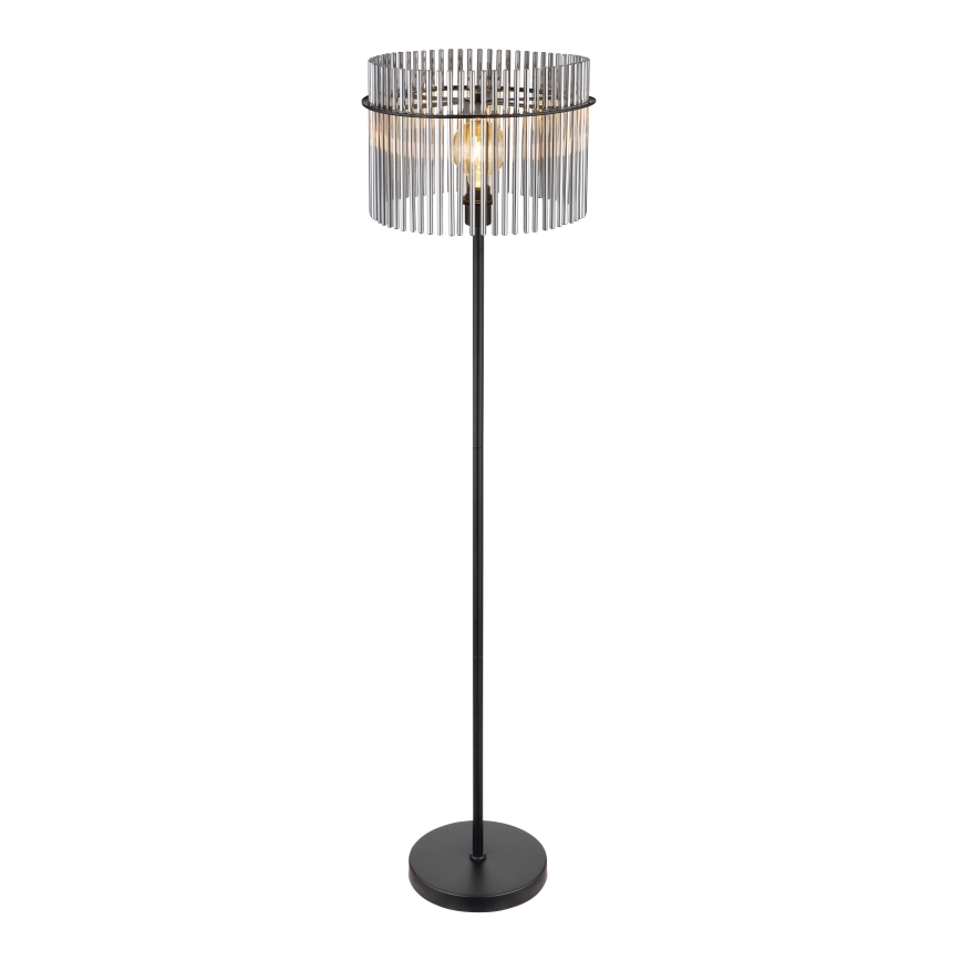 Globo - Lattialamppu 1xE27/60W/230V musta