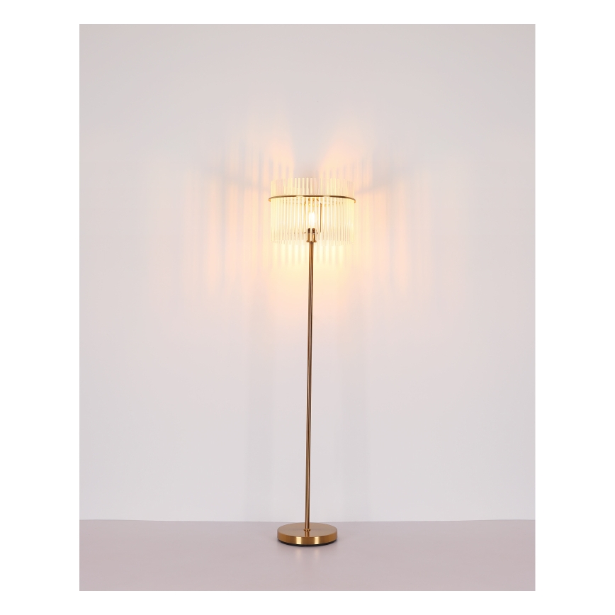 Globo - Lattialamppu 1xE27/60W/230V kulta