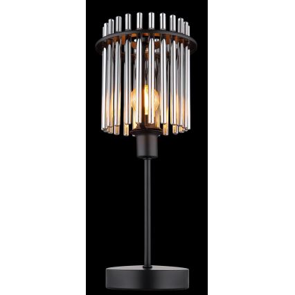 Globo - Pöytävalaisin 1xE14/40W/230V halkaisija 15 cm musta