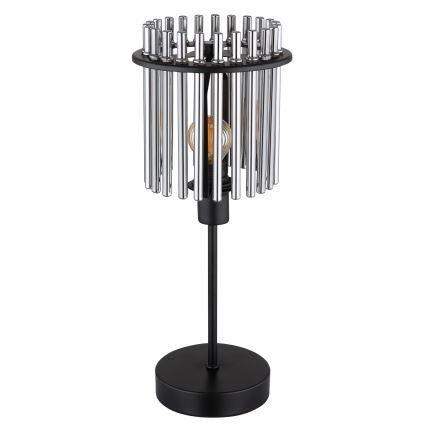 Globo - Pöytävalaisin 1xE14/40W/230V halkaisija 15 cm musta