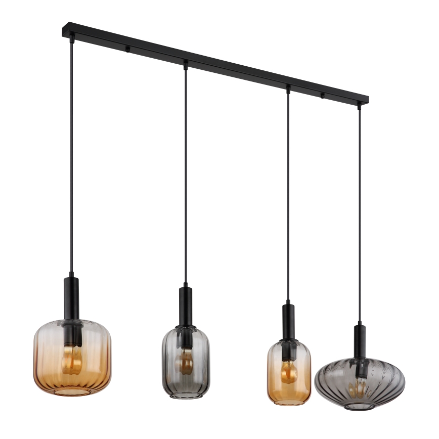 Globo - Riippuvalaisin kaapelilla 4xE27/60W/230V