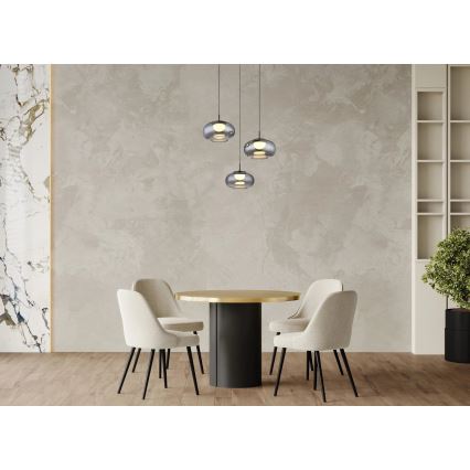 Globo - LED-kattokruunu johdossa 3xLED/6W/230V