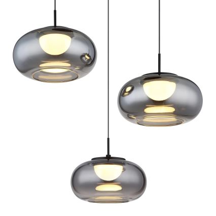 Globo - LED-kattokruunu johdossa 3xLED/6W/230V
