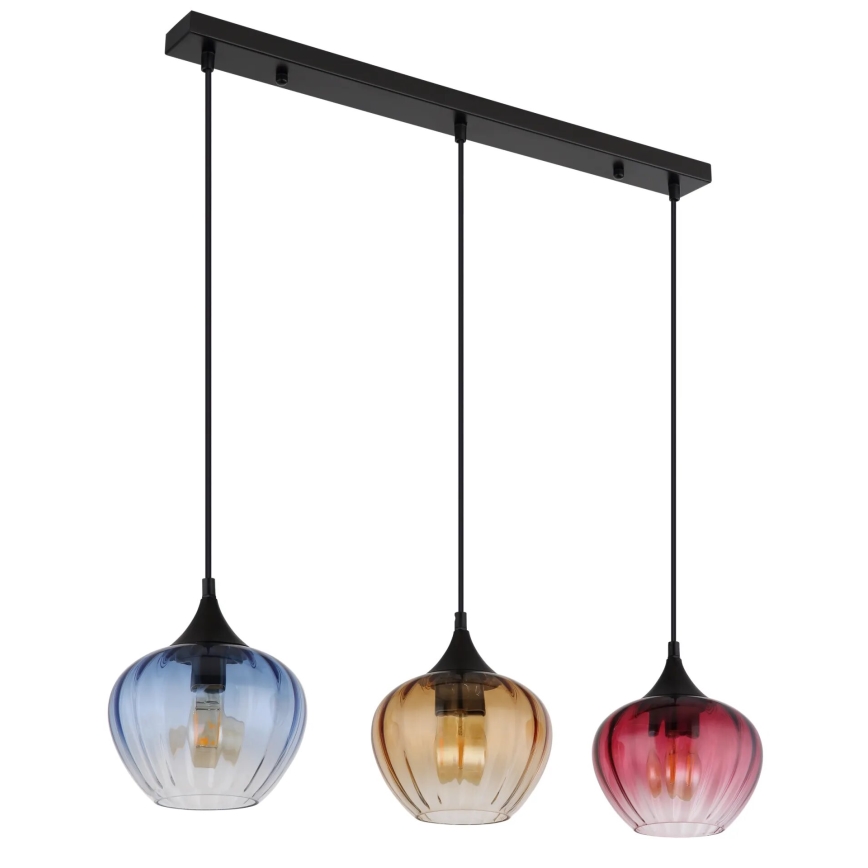 Globo - Kattokruunu johdossa 3xE27/60W/230V