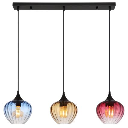 Globo - Kattokruunu johdossa 3xE27/60W/230V