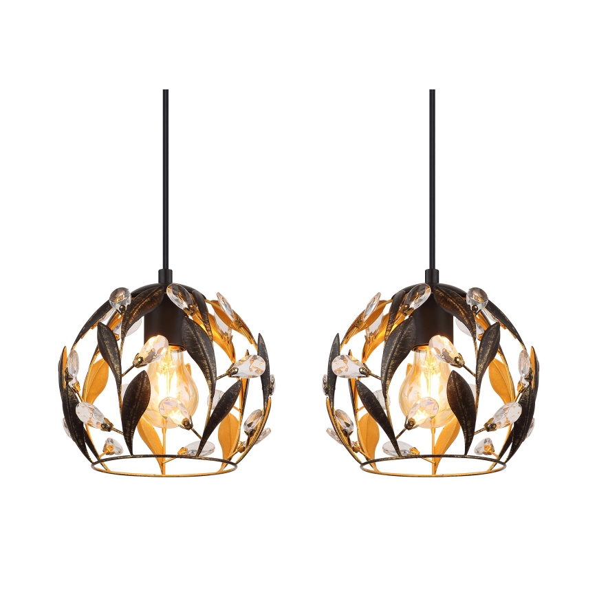 Globo - Riippuvalaisin vaijerilla 3xE27/40W/230V