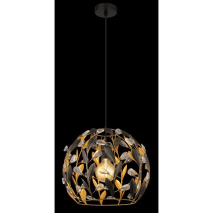Globo - Kattokruunu johdossa 1xE27/40W/230V halkaisija 40 cm
