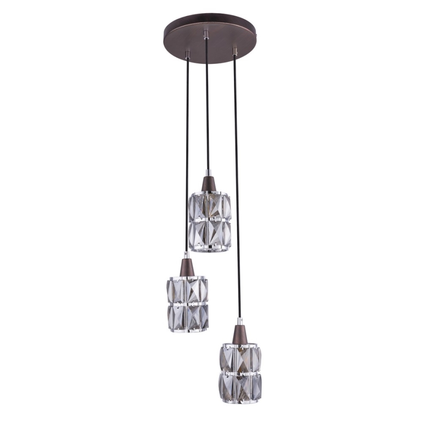Globo - Kristallikruunu narussa 3xE14/40W/230V