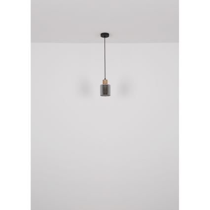 Globo - Riippuvalaisin vaijerilla 1xE27/25W/230V halkaisija 12 cm