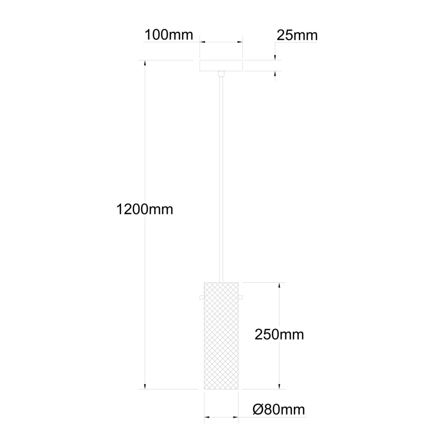 Globo - Kattokruunu johdossa 1xE14/40W/230V