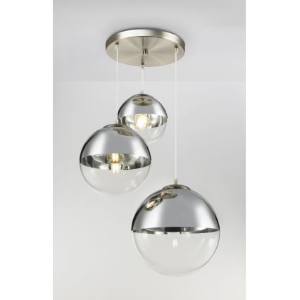 Globo - Kattokruunu johdossa 3xE27/40W/230V halkaisija 51 cm