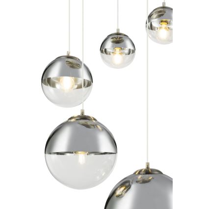 Globo - Kattokruunu johdossa 5xE27/60W/230V halkaisija 65 cm