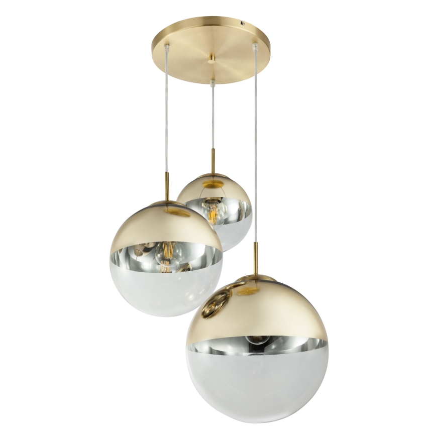 Globo - Kattokruunu johdossa 3xE27/40W/230V halkaisija 51 cm