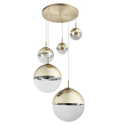 Globo - Kattokruunu johdossa 5xE27/40W/230V halkaisija 65 cm