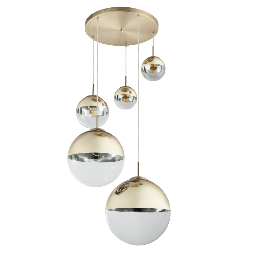 Globo - Kattokruunu johdossa 5xE27/40W/230V halkaisija 65 cm