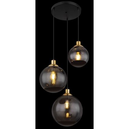 Globo - Kattokruunu johdossa 3xE27/40W/230V