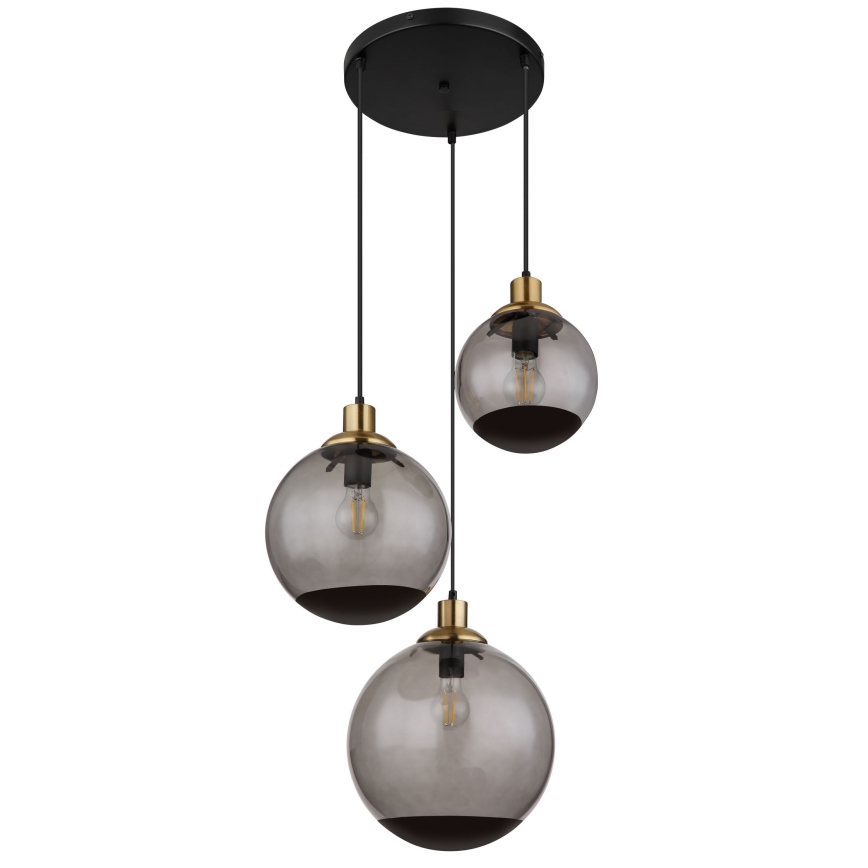 Globo - Kattokruunu johdossa 3xE27/40W/230V