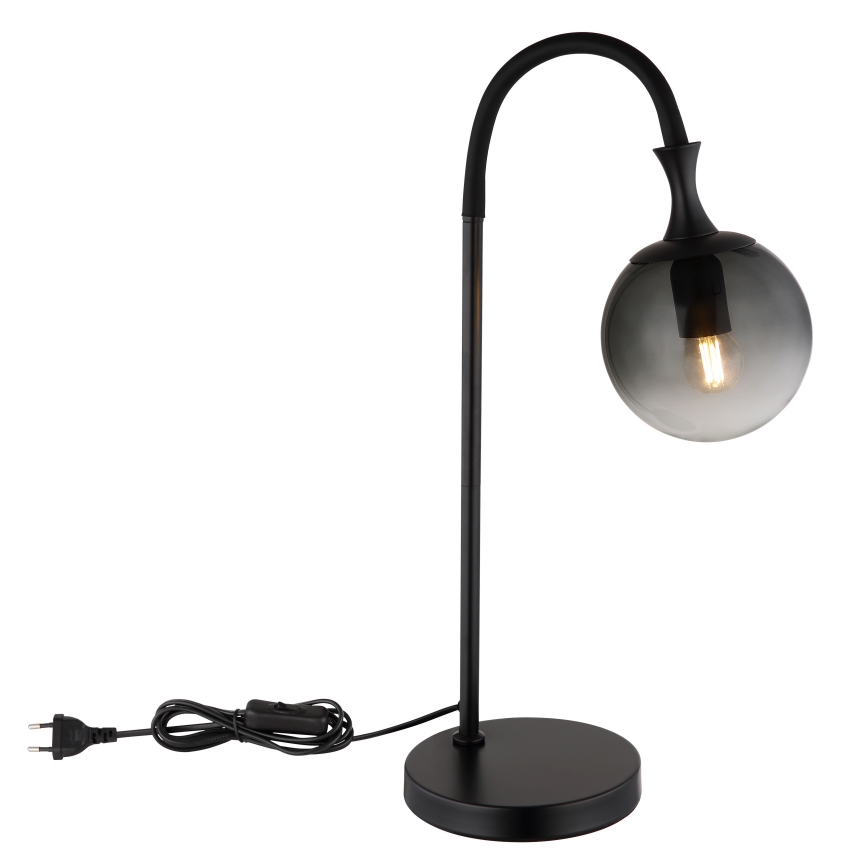 Globo - Pöytävalaisin 1xE27/10W/230V musta