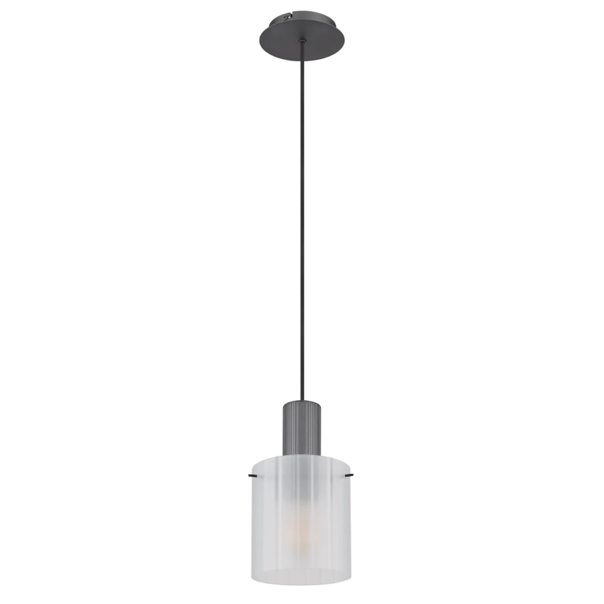 Globo - Kattokruunu johdossa 1xE27/40W/230V halkaisija 18 cm valkoinen