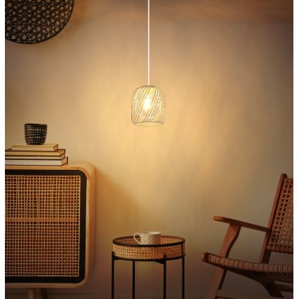 Globo - Riippuvalaisin johdolla 1xE27/40W/230V halkaisija 18 cm