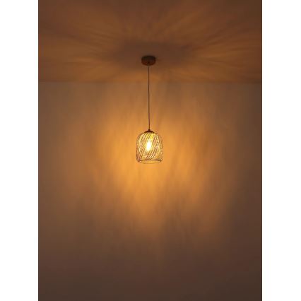 Globo - Riippuvalaisin johdolla 1xE27/40W/230V halkaisija 18 cm