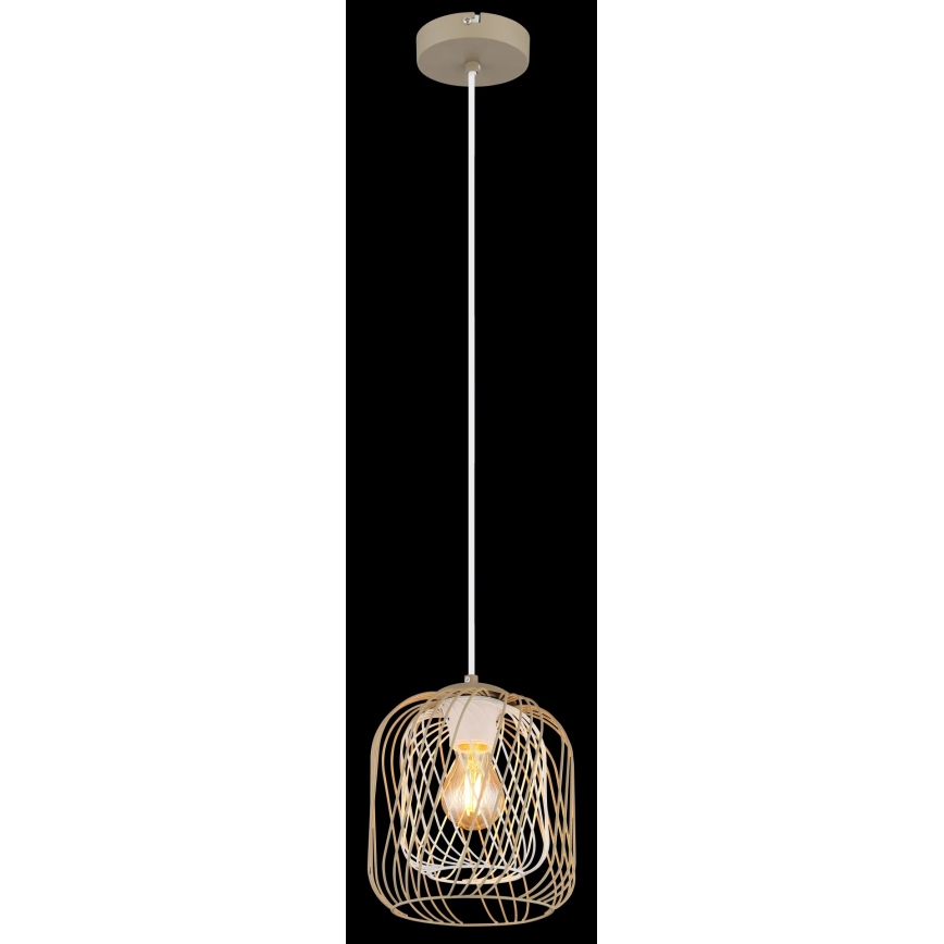 Globo - Riippuvalaisin johdolla 1xE27/40W/230V halkaisija 18 cm