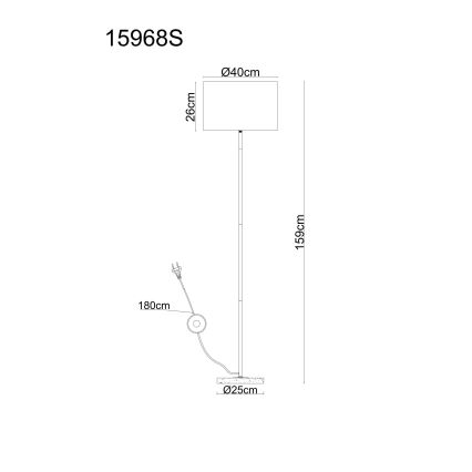 Globo - Lattiavalaisin 1xE27/60W/230V