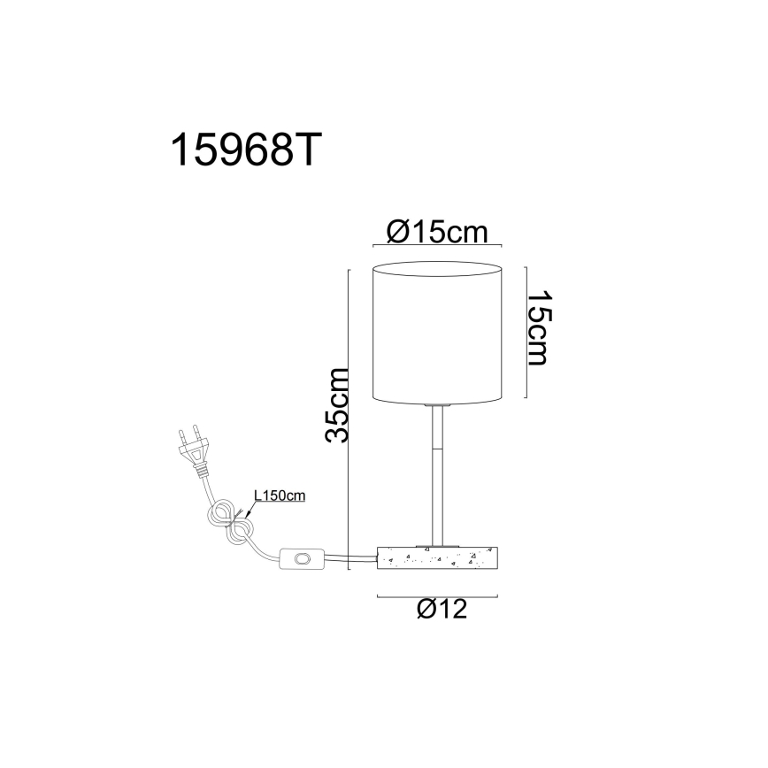 Globo - Pöytälamppu 1xE14/40W/230V
