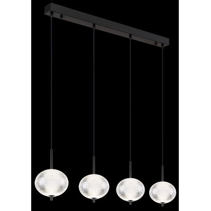Globo - LED-kattokruunu johdossa 4xLED/5,75W/230V 3000/4500/6500K