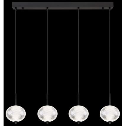 Globo - LED-kattokruunu johdossa 4xLED/5,75W/230V 3000/4500/6500K