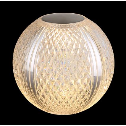 Globo - Himmennettävä LED-kosketuspöytävalaisin LED/2W/5V 1200 mAh USB läpinäkyvä