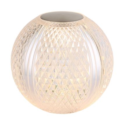 Globo - Himmennettävä LED-kosketuspöytävalaisin LED/2W/5V 1200 mAh USB läpinäkyvä
