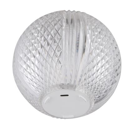 Globo - Himmennettävä LED-kosketuspöytävalaisin LED/2W/5V 1200 mAh USB läpinäkyvä