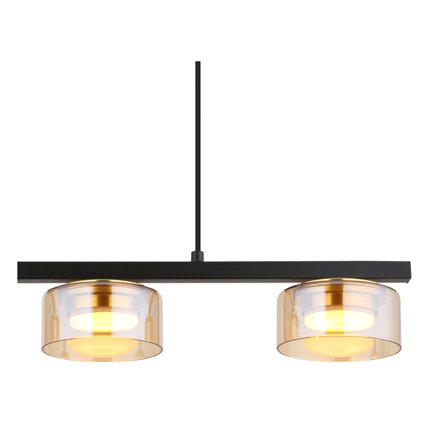Globo - LED-kattokruunu johdossa 3xGX53/6W/230V savuinen/ruskea