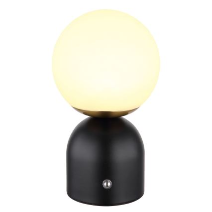 Globo - Himmennettävä LED-kosketuspöytävalaisin LED/2,5W/3,7V 2700/4000/65000K 1800 mAh USB musta